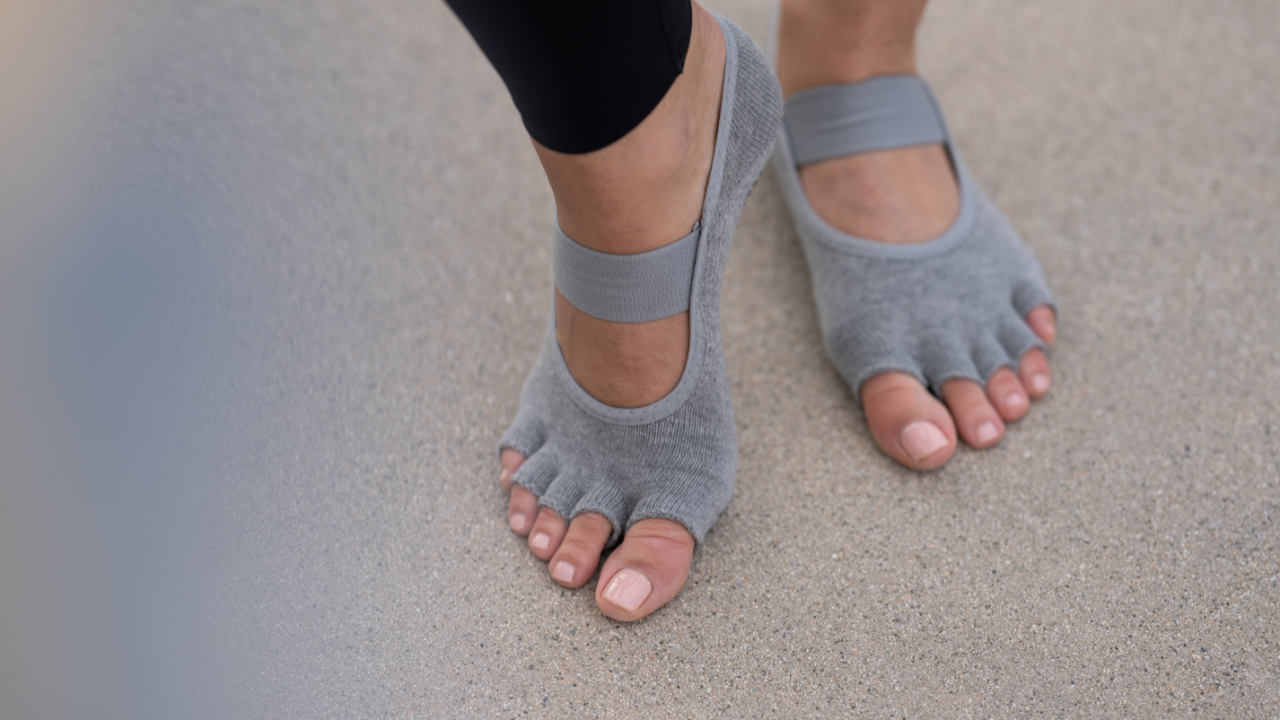 Toesox Half Toe Grip Socks Pilates Reformers Australia