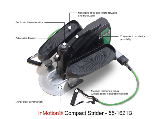 "Stamina® InMotion® Compact Strider Elliptical Model 55-1621"