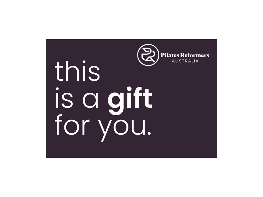 Pilates Reformers Australia Gift Card